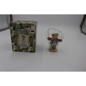 Cherished Teddies 661821 Melinda Girl Jumping Rope Animal Bear Figurine 1999